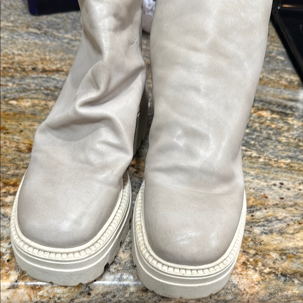 Free People Emma ruche Leather Boots.